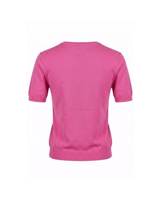 Malo Pink Cotton Sweater