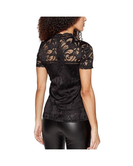 VILA CLOTHES Black Polyamide T-Shirt