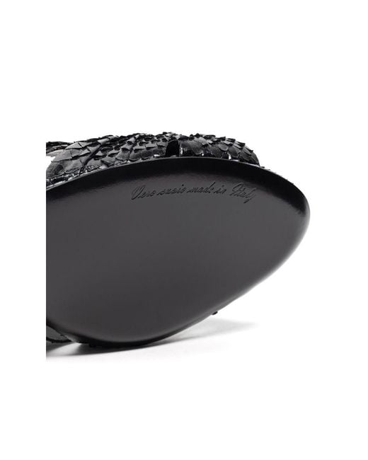Dolce & Gabbana Black Heeled Mules
