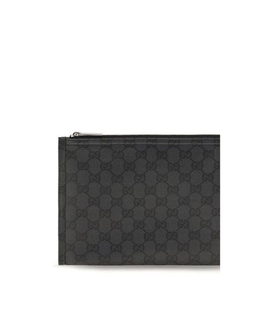 Gucci Black Fabric Clutch Bag for men