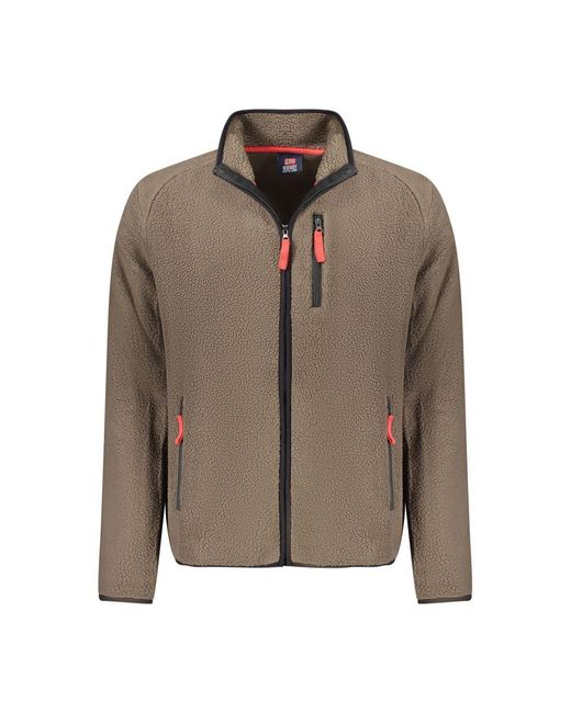 Norway 1963 Brown Polyester Sweater for men