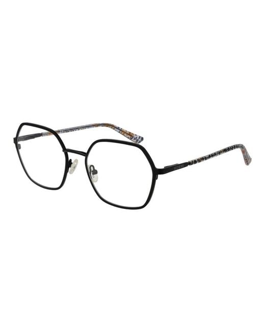 Guess Black Metal Glasses (frames) for men