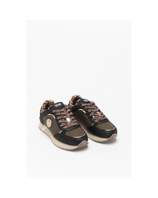 Colmar Black Bicolor Polyethylene Sneakers