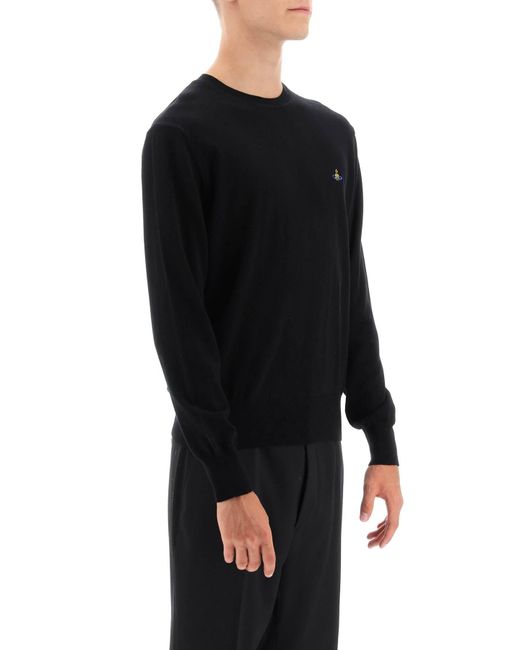 Vivienne Westwood Black Organic Cotton And Cashmere Sweater for men