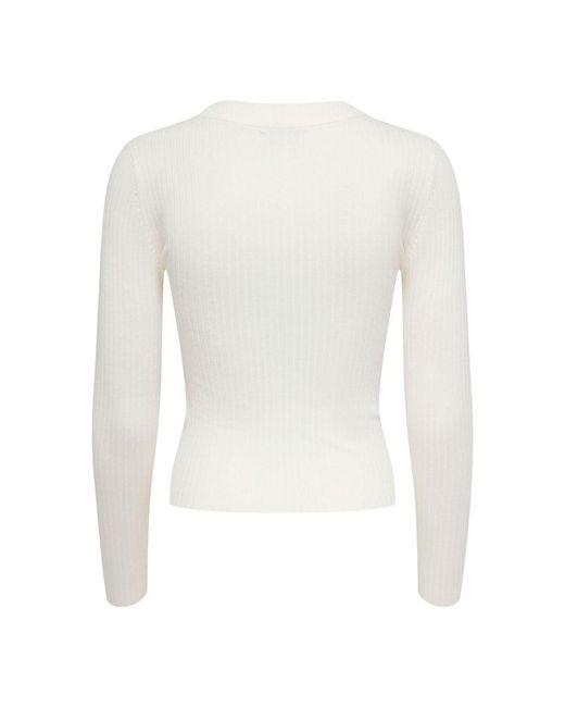 Jacqueline De Yong White Viscose Shirt