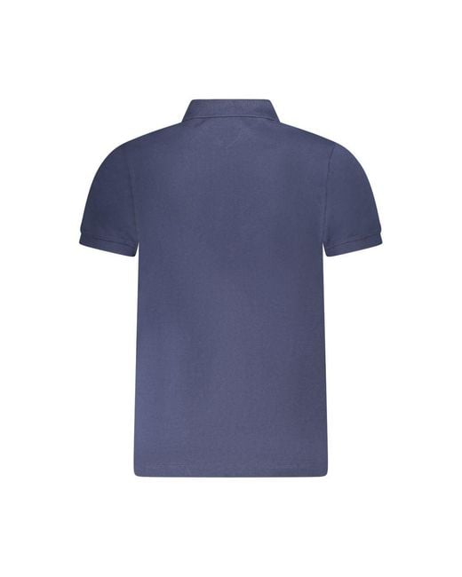 Tommy Hilfiger Blue Blu Cotton Men Polo Shirt for men