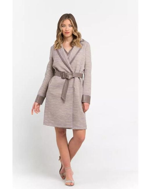 Trussardi Multicolor B Camel Jackets & Coat
