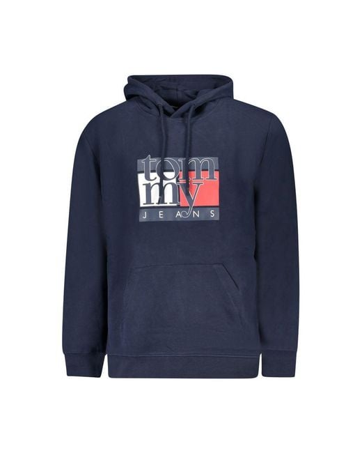 Tommy Hilfiger Blue Cotton Sweater for men