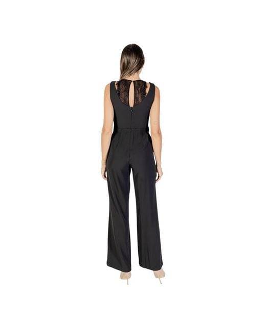 Rinascimento Black Polyester Jumpsuit