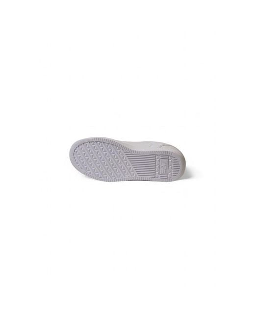 EA7 White Polyester Athletic Sneakers for men