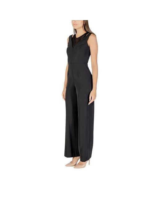 Rinascimento Black Polyester Jumpsuit