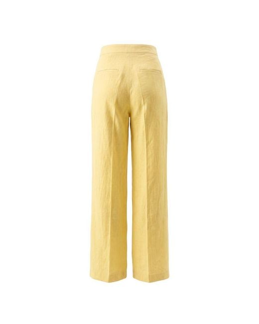Trussardi Yellow Flax Pants