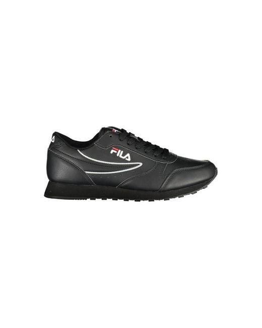Fila Black Polyethylene Sneaker