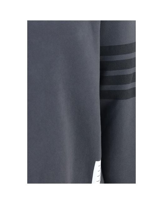 Thom Browne Blue Cotton Sweatshirt for men