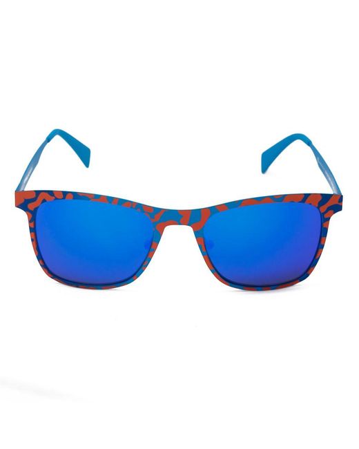 Italia Independent Blue Metal Sunglasses