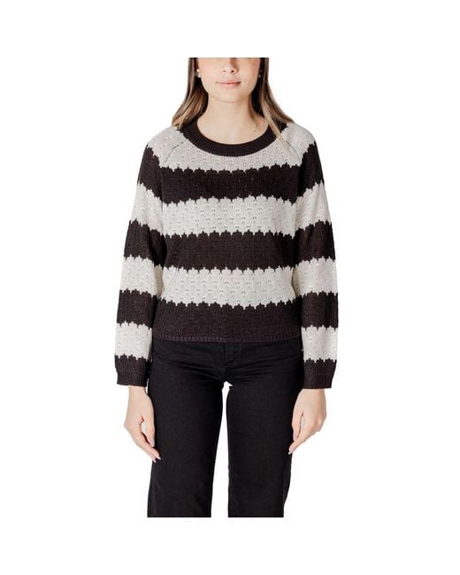 Jacqueline De Yong Black Acrylic Sweater