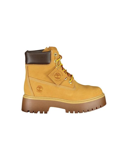 Timberland Yellow Leather Boot