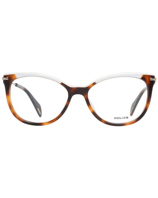 Police Brown Metal & Plastic Glasses (Frames)