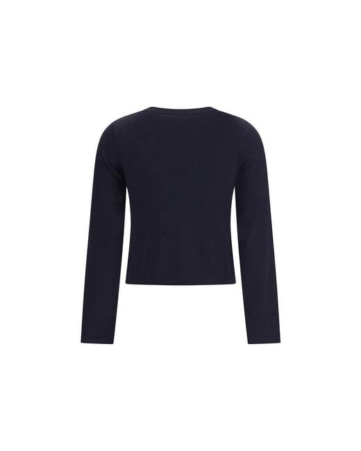 Extreme Cashmere Blue Cotton Long Sleeve T