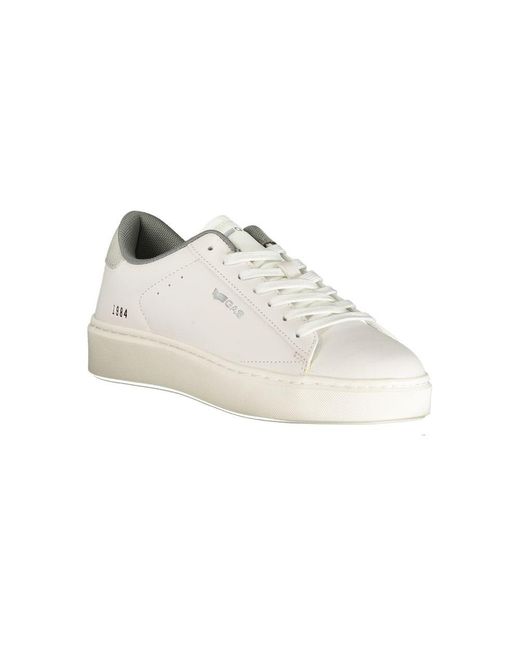 Gas White Bianco Poliuretano Donna Sneaker