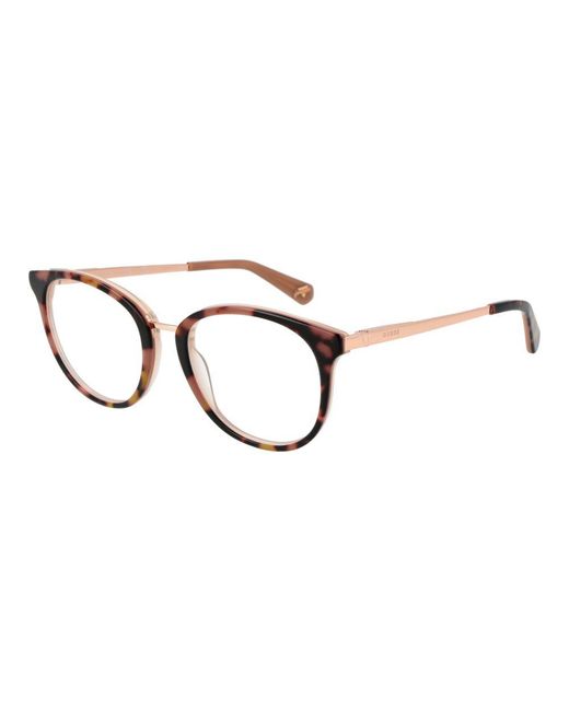 Guess Metallic Brown Acetate Glasses (frames)