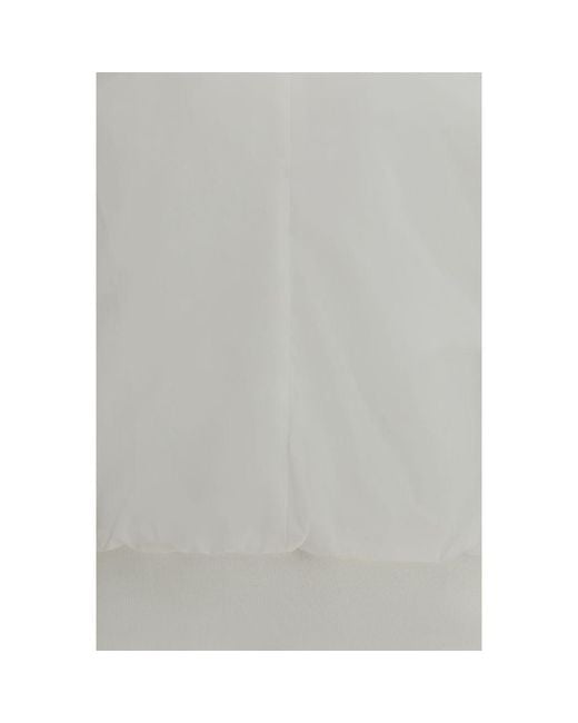 Sacai Gray White Polyester Shirt