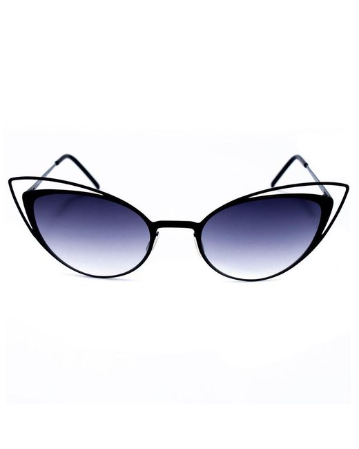 Italia Independent Blue Black Metal Sunglasses