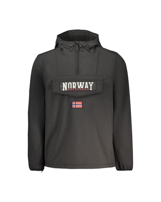 Norway 1963 Gray Black Polyester Men's Jacket for men