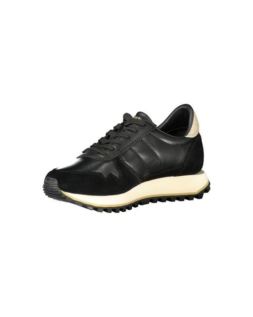 Blauer Black Leather Sneaker