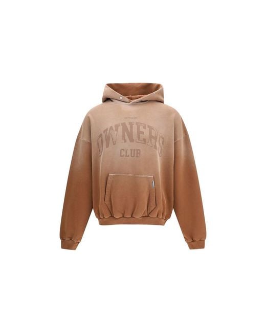 Represent Brown Beige Cotton Sweatshirt for men