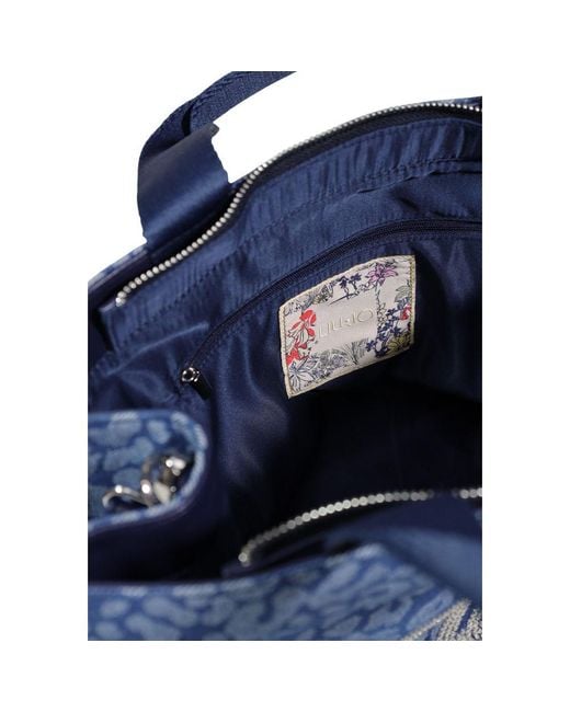 Liu Jo Blue Cotton Handbag