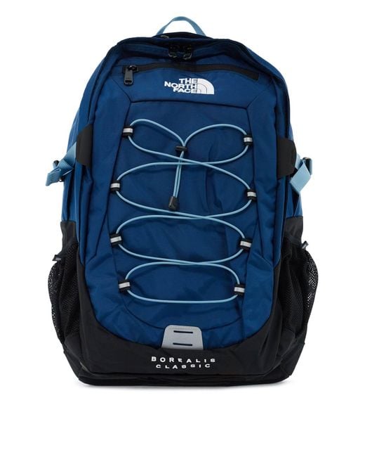 north face black original blue backpack THE Recon, TNF Ripstop/ TNF  OZNICO chain attachment points The North Face Borealis Classic