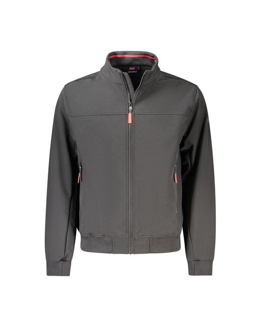 Norway 1963 Gray Black Polyester Men's Jacket for men