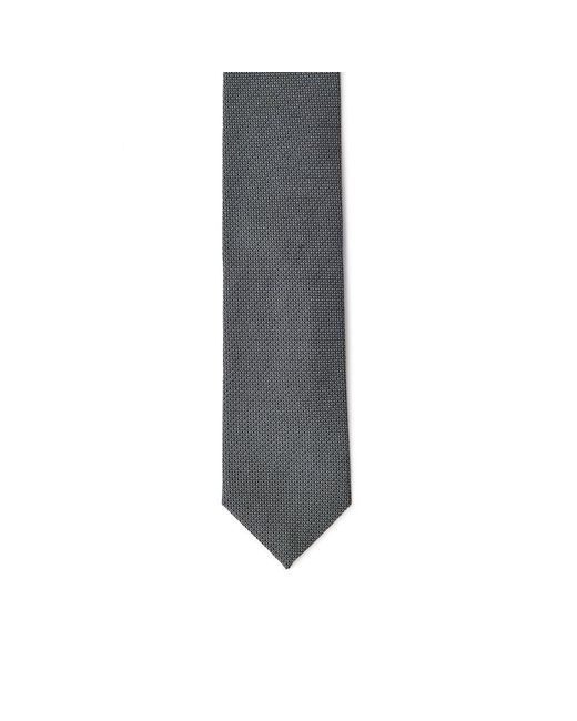 Jil Sander Gray Silk Tie for men