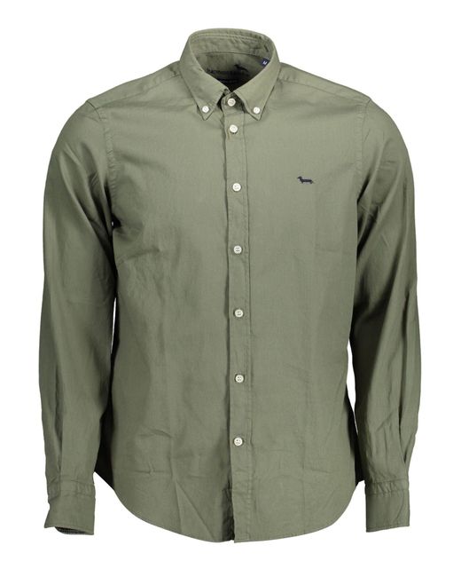 Harmont & Blaine Green Cotton Shirt for men