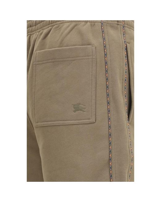 Burberry Natural Brown Cotton Bermuda Shorts for men