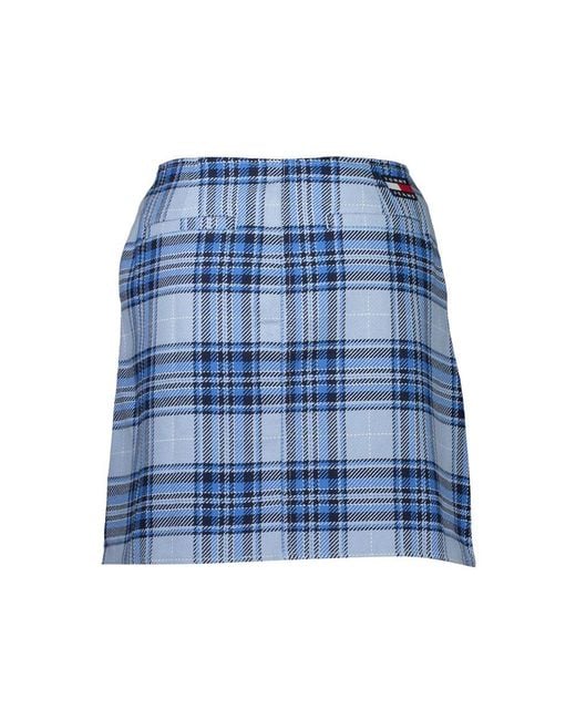 Tommy Hilfiger Blue Cotton Skirt