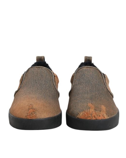 Dolce & Gabbana Brown Sneakers for men