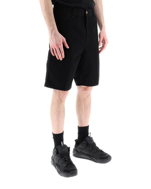 Carhartt Black Organic Cotton Shorts for men