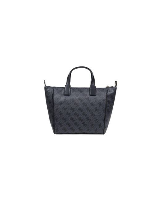 Guess Black Gray Polyethylene Handbag