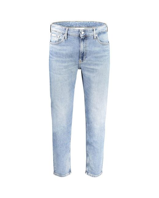 Calvin Klein Blue Cotton Jeans & Pant for men