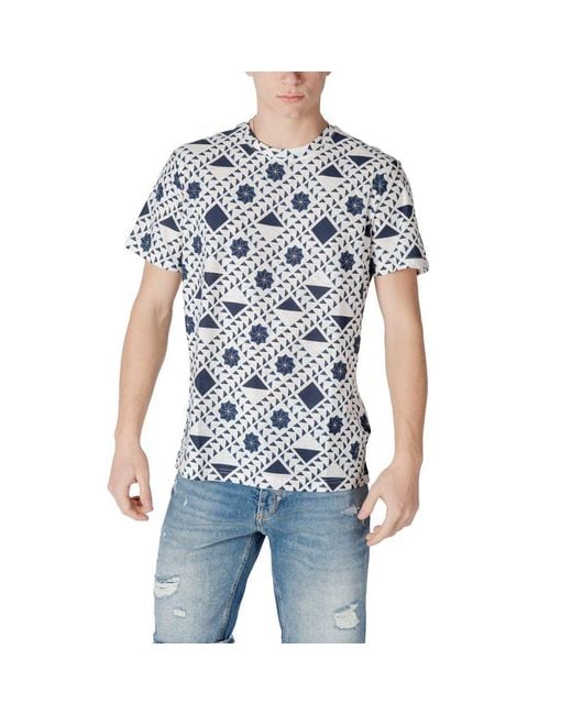 Antony Morato Blue Cotton T for men