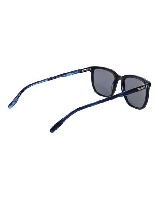 Hackett Black Blue Acetate Sunglasses for men