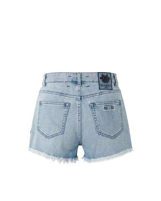 MR & MRS Blue Cotton 's Short