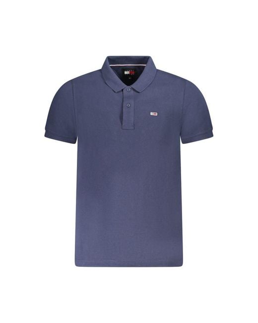 Tommy Hilfiger Blue Blu Cotton Men Polo Shirt for men