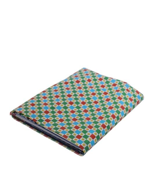 Dolce & Gabbana Blue Carretto Siciliano Envelope Post Card Holder for men