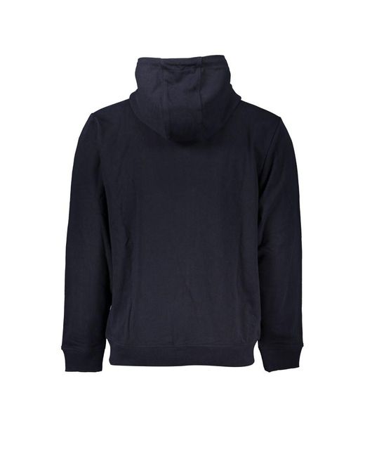 Tommy Hilfiger Blue Chic Hooded Sweatshirt With Zip Detail for men