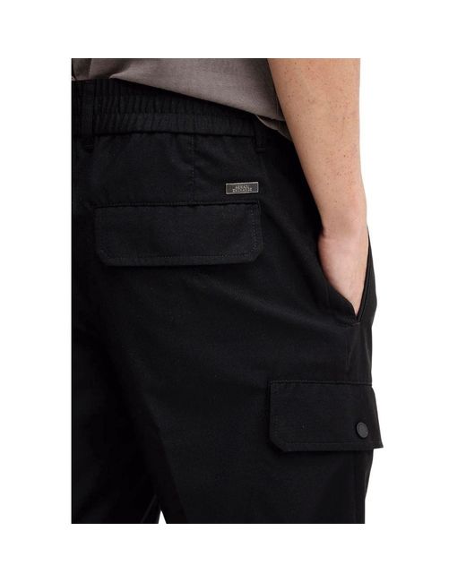 ARMANI EXCHANGE Black Polyester Casual Pants for men