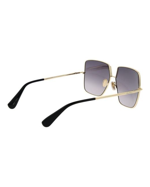 Max Mara Black Metal Sunglasses