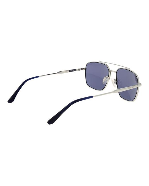 Replay Blue Metal Sunglasses for men